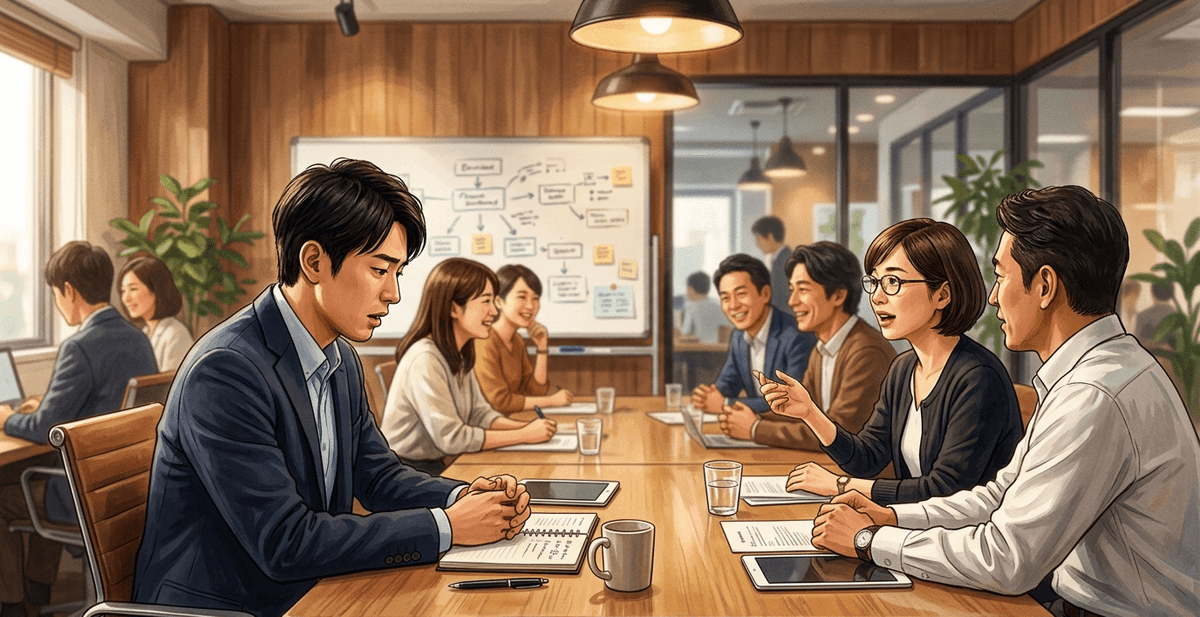 変化前 - 言葉に悩む場面